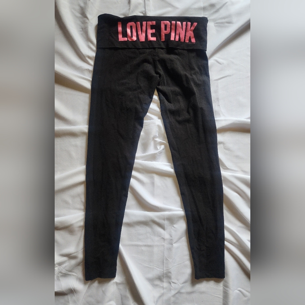 Victoria's Secret Pink Black Leggings
